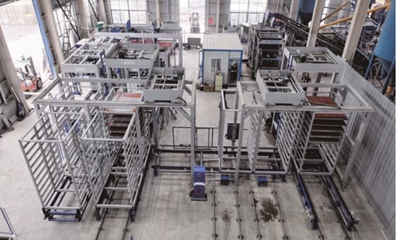 Lini Produksi Ubin Dinding & Lantai dengan Bingkai di Lokasi Pabrik Pelanggan Kami di ANHUI