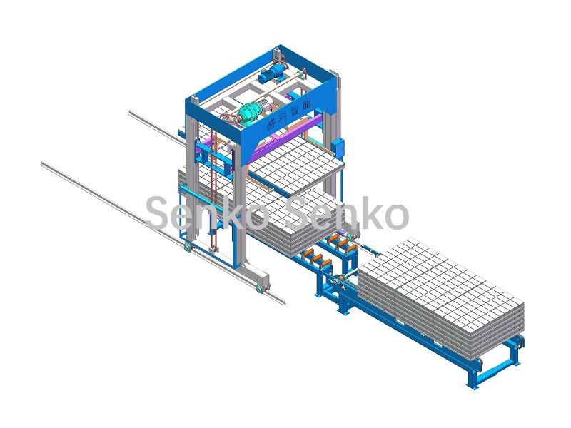 Block Cuber and Pallet Separator Block Cuber and Pallet Separator