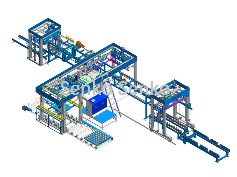 Penumpuk Bata/Blok Servo Penuh MDJ-Z1200B - Senko