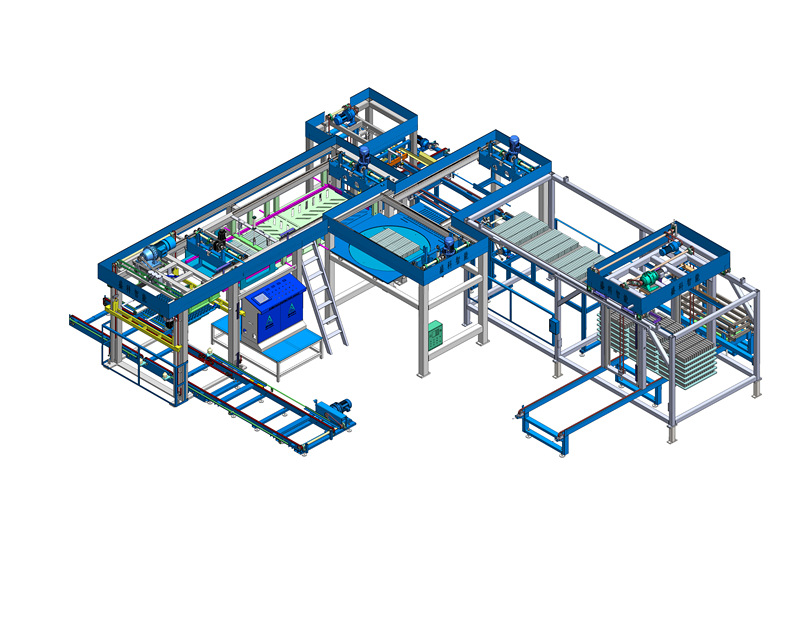 Mesin Penumpuk Blok Bata Otomatis (MDJ1200A)
